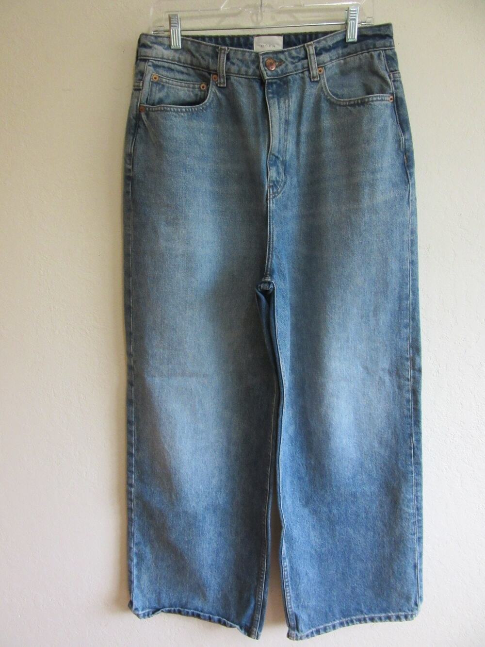 DOEN Blue 30 Wide Leg Denim Jeans-Preowned-CA